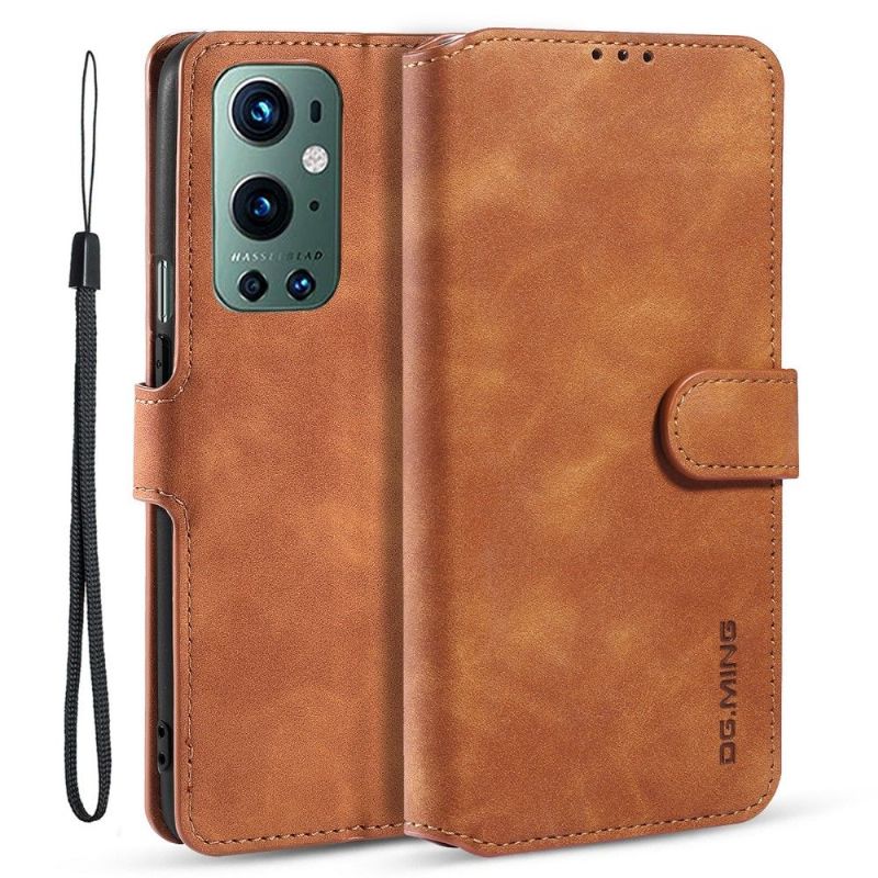 Kožené Pouzdro Na OnePlus 9 Pro Retro Styl Dg Ming