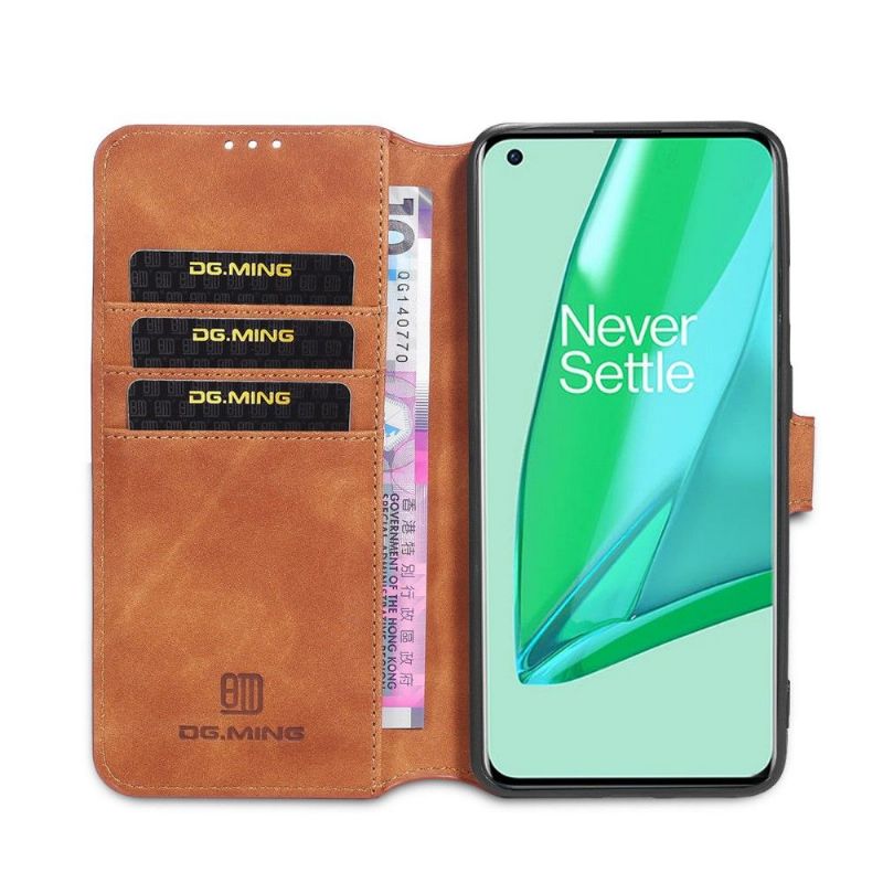 Kožené Pouzdro Na OnePlus 9 Pro Retro Styl Dg Ming