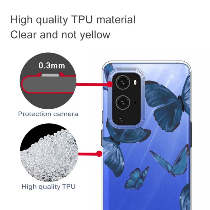 Kryt Na OnePlus 9 Pro Modrí Motýli