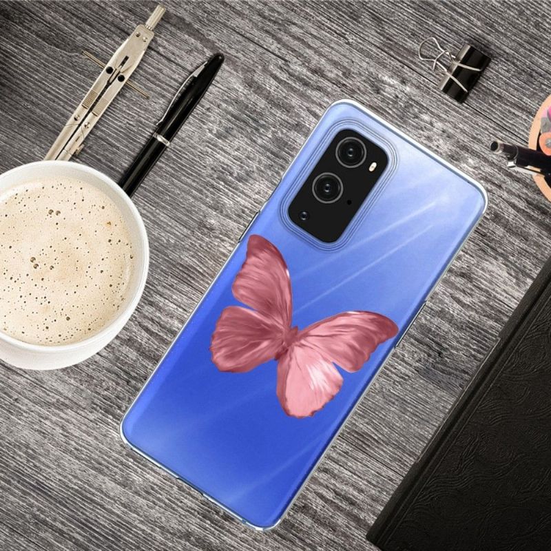 Kryt Na OnePlus 9 Pro Růžový Motýl