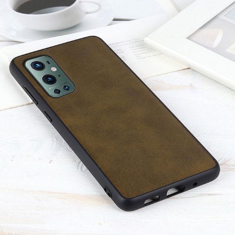 Kryt Na OnePlus 9 Pro Vintage Umělý Kožený Jazz