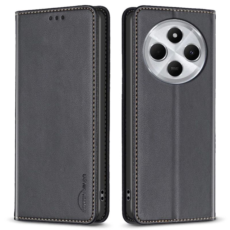 Kožené Pouzdro Folio Poco C75 Barva Binfen