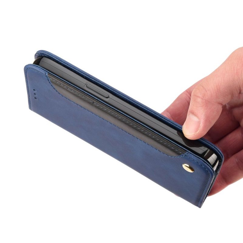 Kožené Pouzdro Folio Poco C75 Dvoubarevná