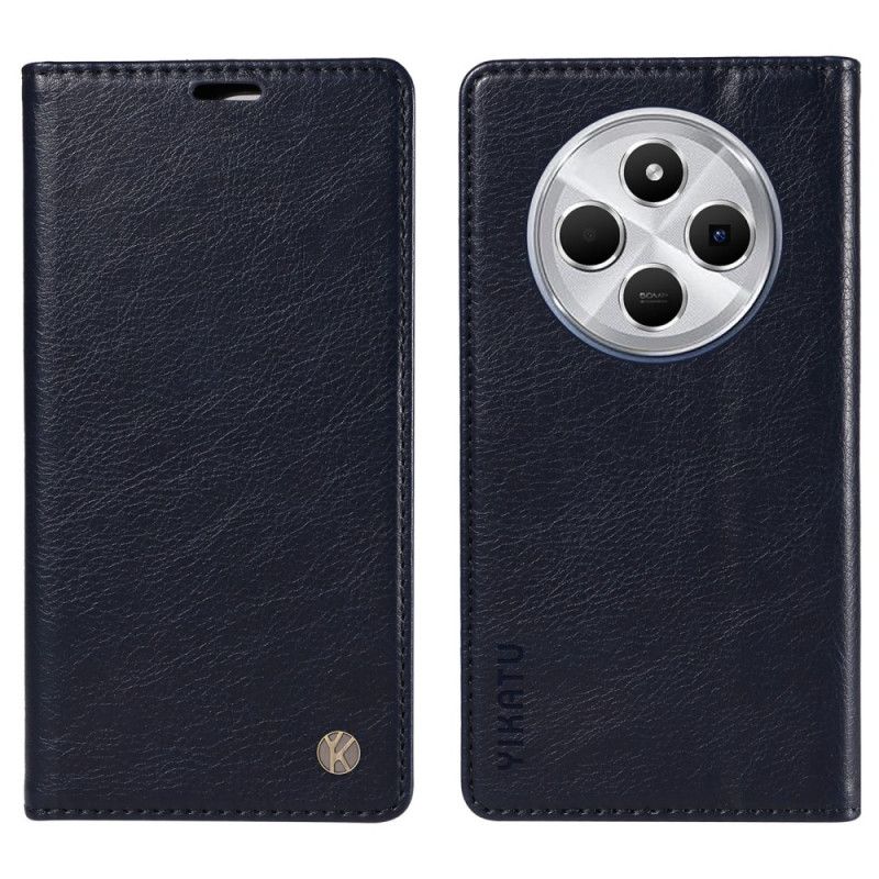 Kožené Pouzdro Folio Poco C75 Retro Design Yikatu