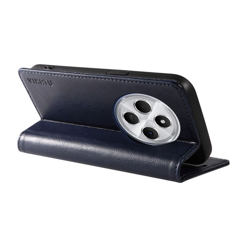 Kožené Pouzdro Folio Poco C75 Retro Design Yikatu