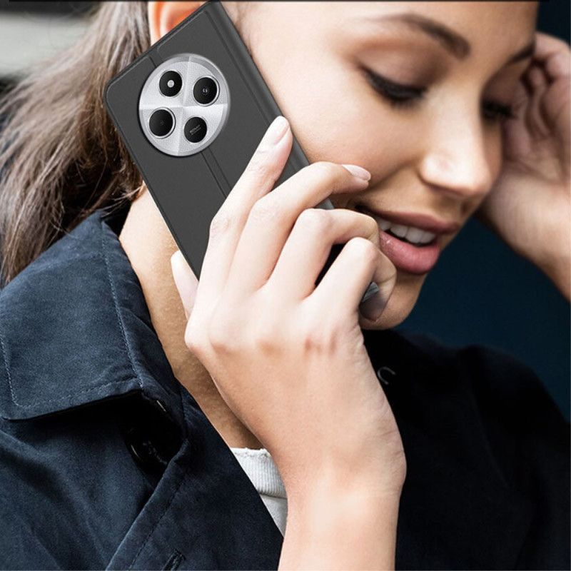 Kožené Pouzdro Poco C75 Kryty Na Mobil Pouzdro Na Karty A Stojánek