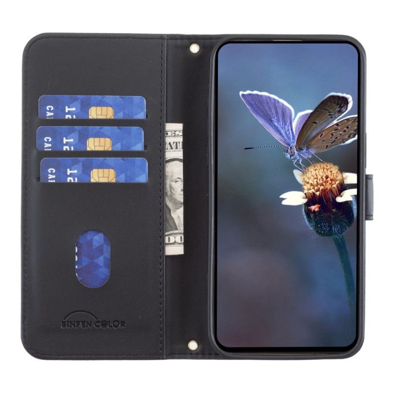 Kožený Kryt Na Poco C75 Binfen Color Styl Prošívané Bundy