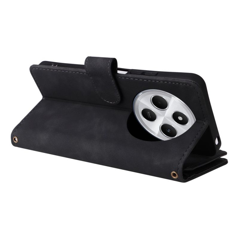 Kožený Kryt Na Poco C75 Multifunkční Peněženka