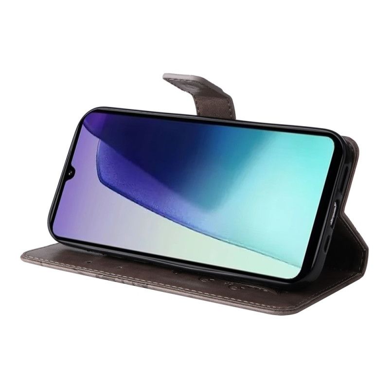 Kožený Kryt Na Poco C75 Obří Motýli