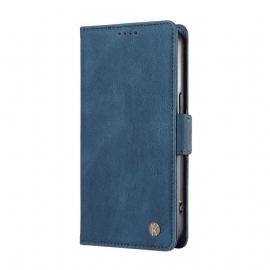 Kožený Kryt Na Poco C75 Semišový Efekt Yikatu