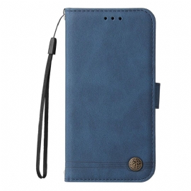 Kožený Kryt Poco C75 Dekorativní Nýt