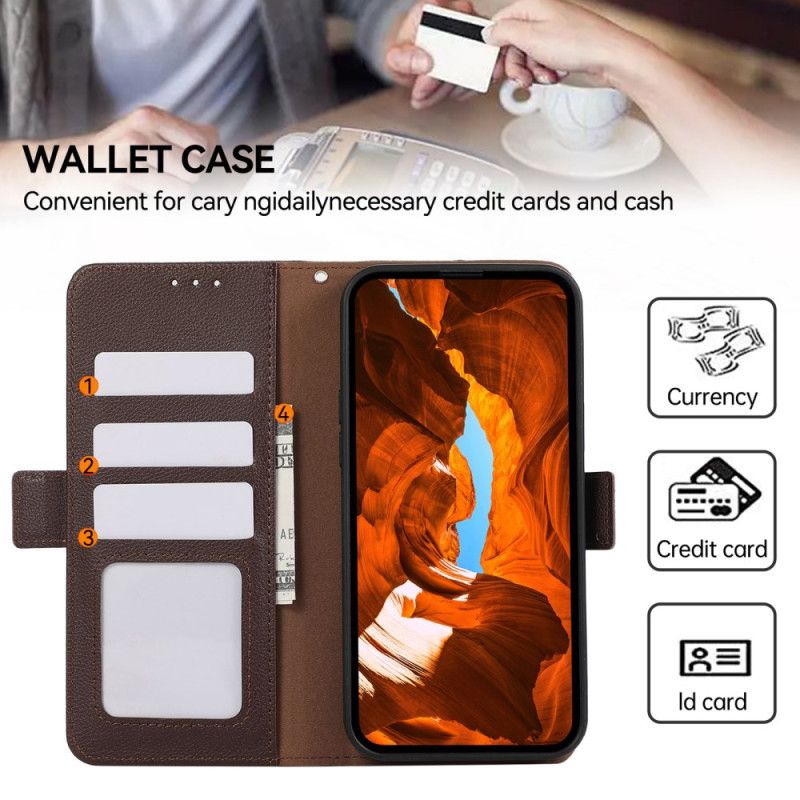 Kožený Kryt Poco C75 Klasický Abeel