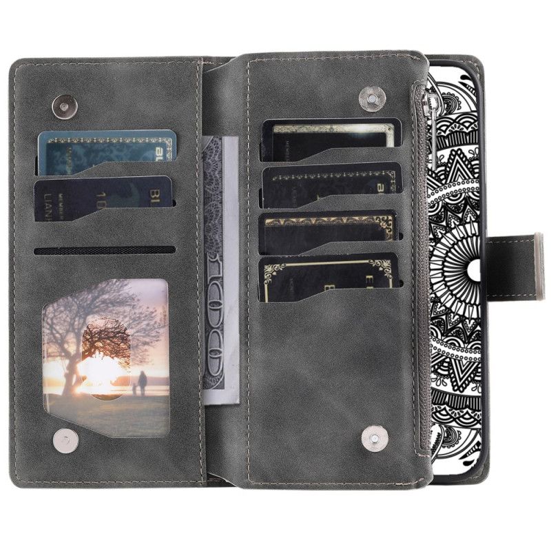 Kožený Kryt Poco C75 Mandalový Semišový Efekt