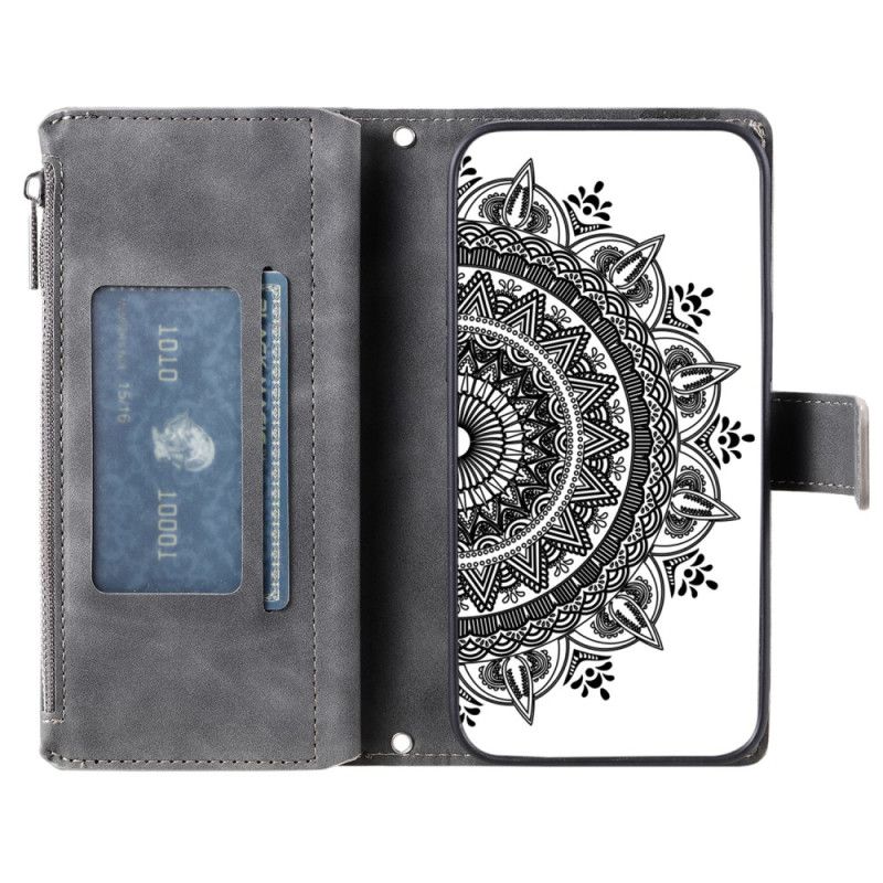 Kožený Kryt Poco C75 Mandalový Semišový Efekt