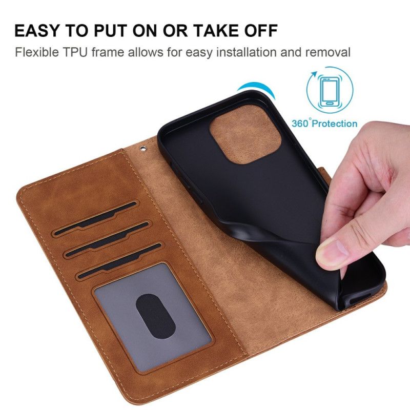 Kožený Kryt Poco C75 Pampeliškový Vzor S Popruhem