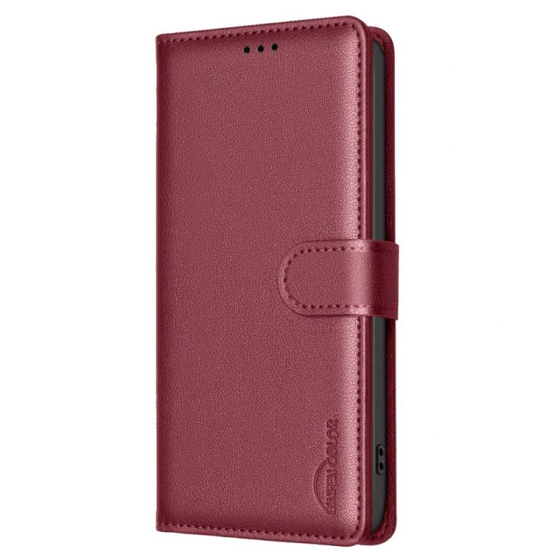 Kožený Kryt Poco C75 Rfid Blokování Barva Binfen