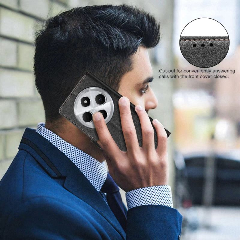 Kožený Kryt Poco C75 Rfid Blokování Barva Binfen