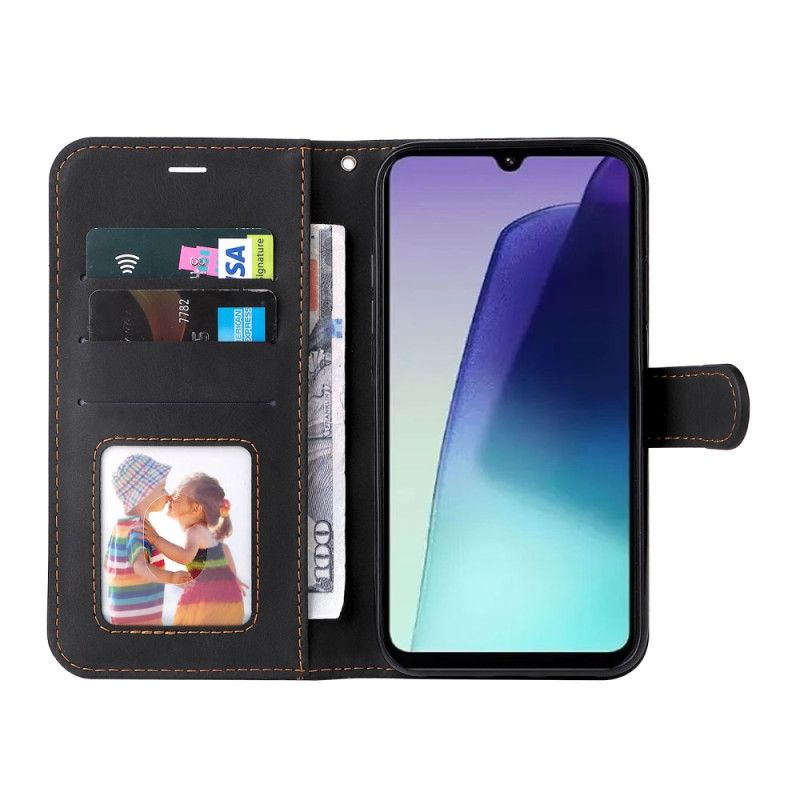 Kožený Kryt Poco C75 Trikolóra