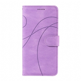 Kožený Kryt Poco C75 Čáry