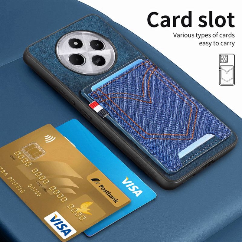 Kryt Na Poco C75 Džínový Držák Na Karty