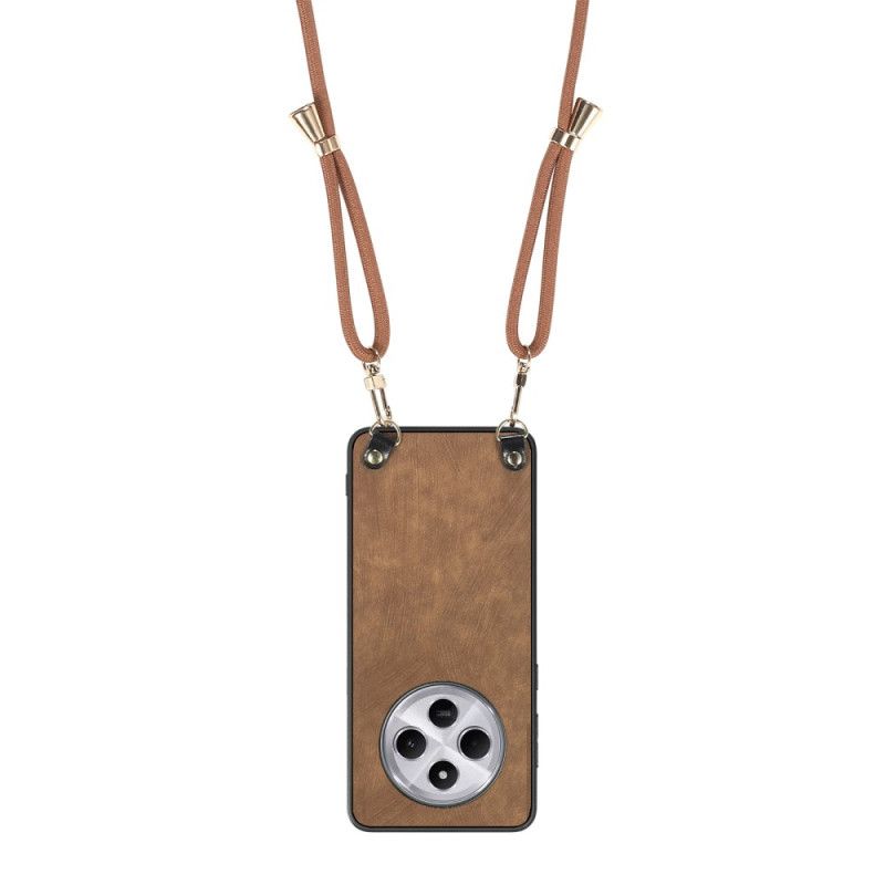 Kryt Na Poco C75 Retro Kožený Efekt