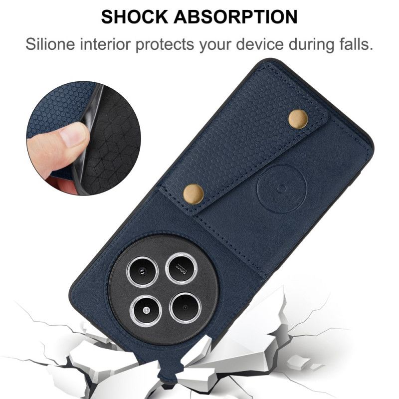 Kryt Poco C75 Držák Na Karty A Stojánek S Koženým Efektem