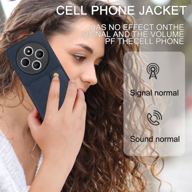 Kryt Poco C75 Držák Na Karty A Stojánek S Koženým Efektem