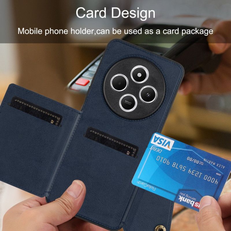 Kryt Poco C75 Držák Na Karty A Stojánek S Koženým Efektem