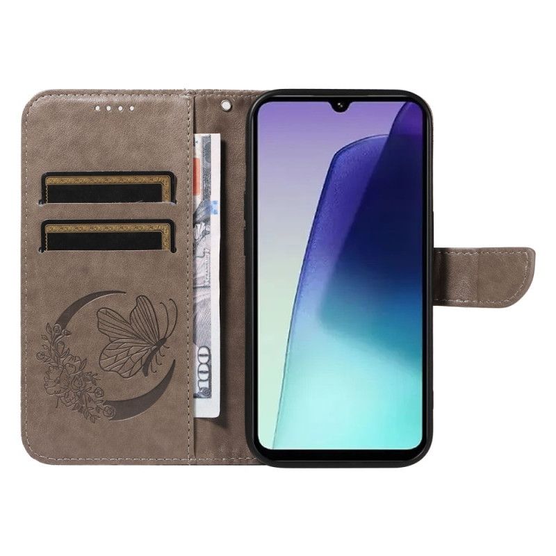 Peněženková Pouzdra Poco C75 Grafický Motýl