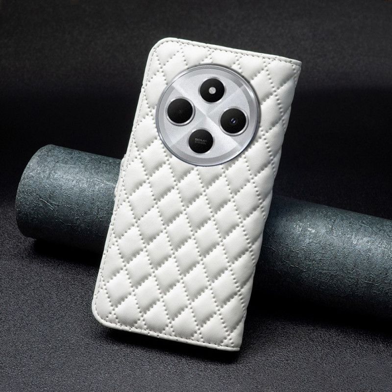 Peněženková Pouzdra Poco C75 Kryty Na Mobil Prošívaná Binfen Barva