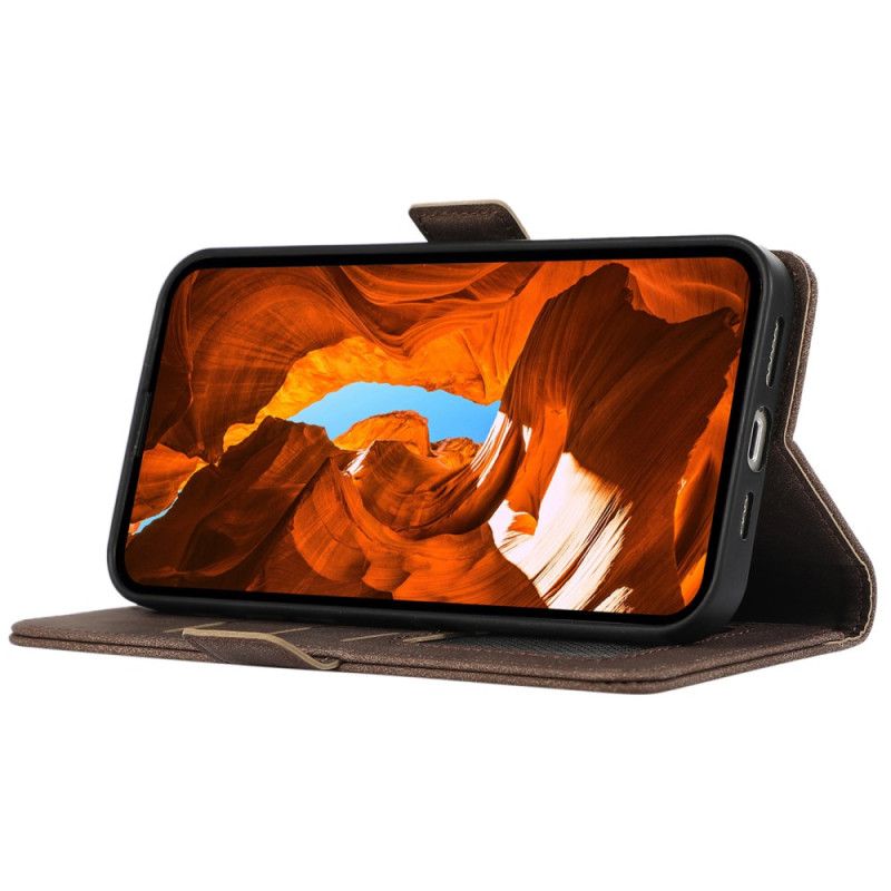 Peněženková Pouzdra Poco C75 Kryty Na Mobil Vintage Abeel