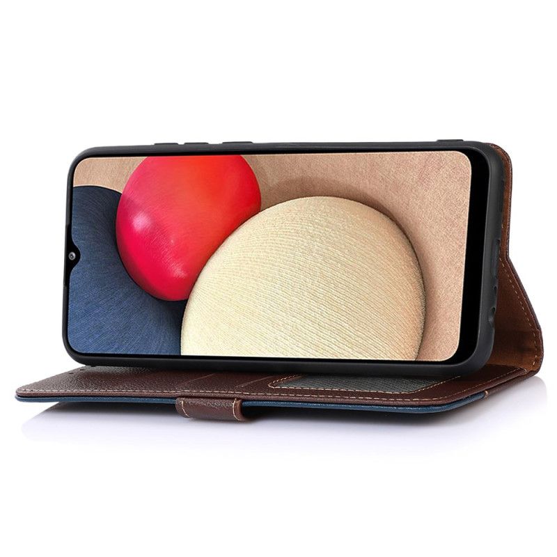 Peněženková Pouzdra Poco C75 Textura Liči S Rfid Blokováním Khazneh