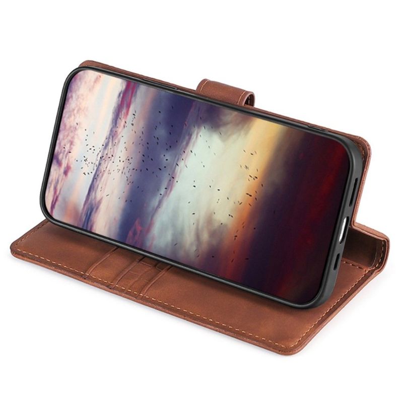 Flipové Pouzdro Na Samsung Galaxy A13 4G Ana Faux Leather Croco Skin Effect