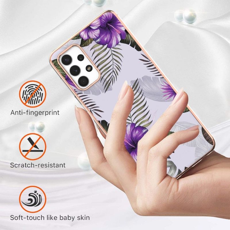 Kryt Na Samsung Galaxy A13 4G Exotické Květiny