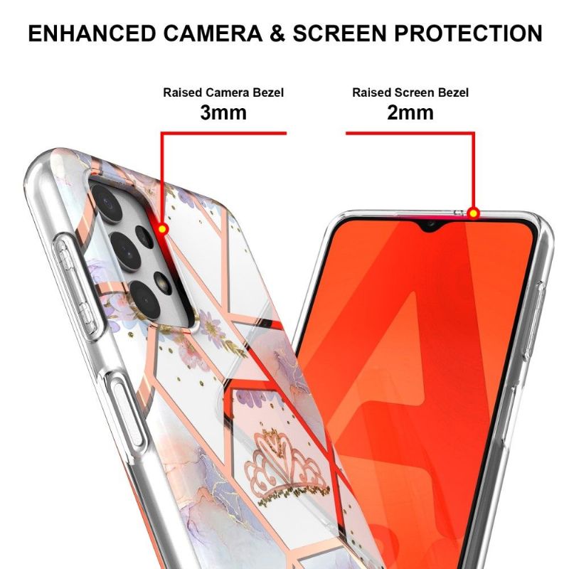 Kryt Na Samsung Galaxy A13 4G Mramor A Koruna