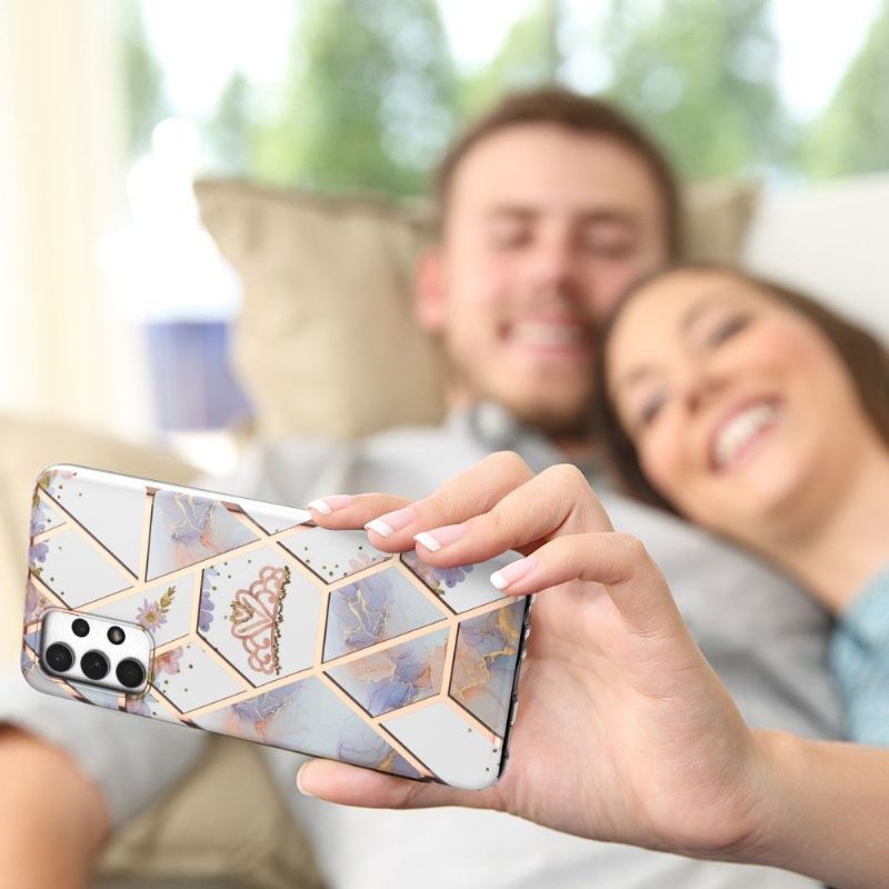 Kryt Na Samsung Galaxy A13 4G Mramor A Koruna