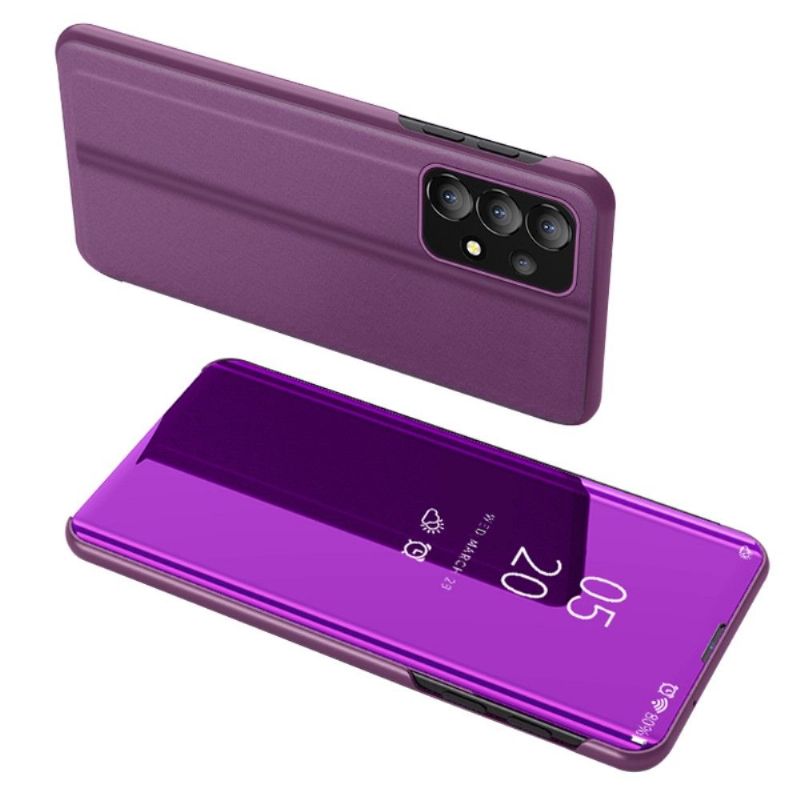 Kryty Na Mobil Na Samsung Galaxy A13 4G Flipové Pouzdro Zrcadlový Efekt