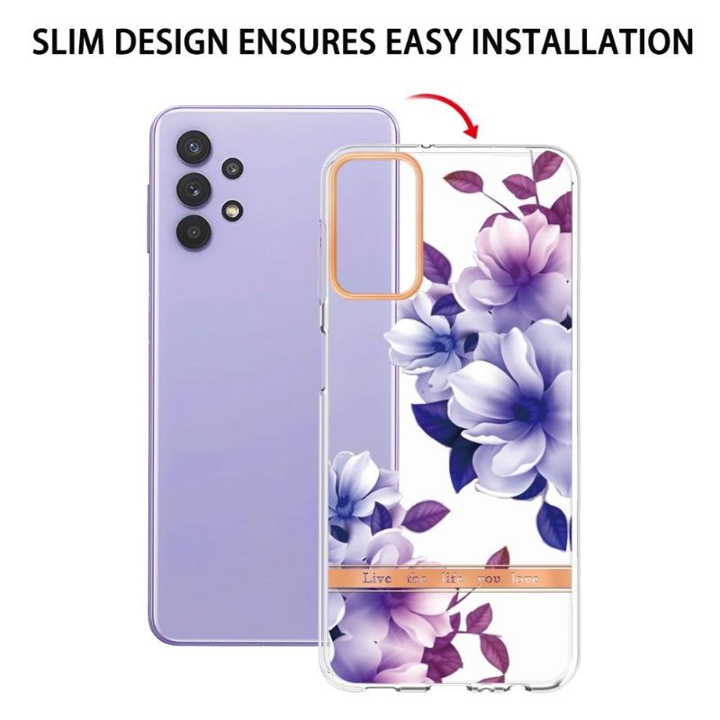 Kryty Na Mobil Na Samsung Galaxy A13 4G Květ Begonie