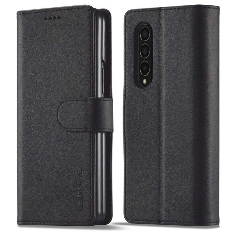 Flipové Pouzdro Na Samsung Galaxy Z Fold 4 Lc. Klasická Umělá Kůže Imeeke
