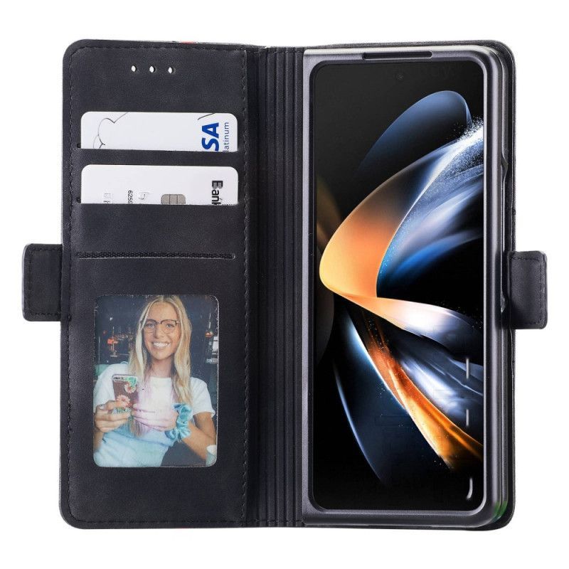 Kožené Pouzdro Na Samsung Galaxy Z Fold 4 Casedance Serie Waltz 001