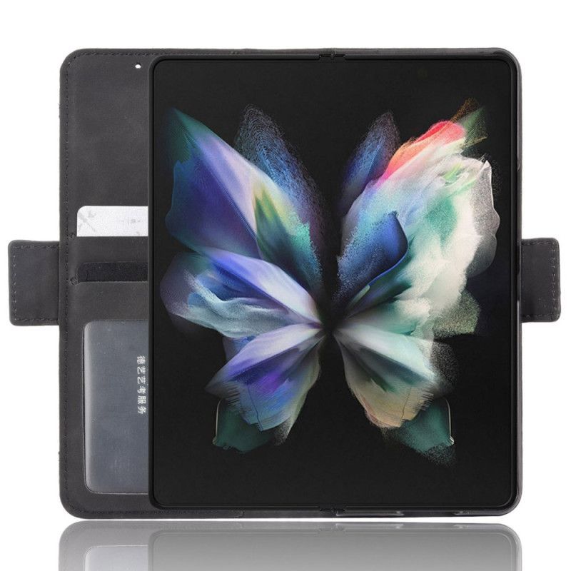 Kožené Pouzdro Na Samsung Galaxy Z Fold 4 Spy With Pen Storage