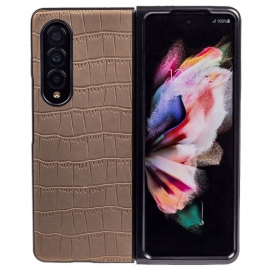 Kryt Na Samsung Galaxy Z Fold 4 Embosovaný Krokodýl