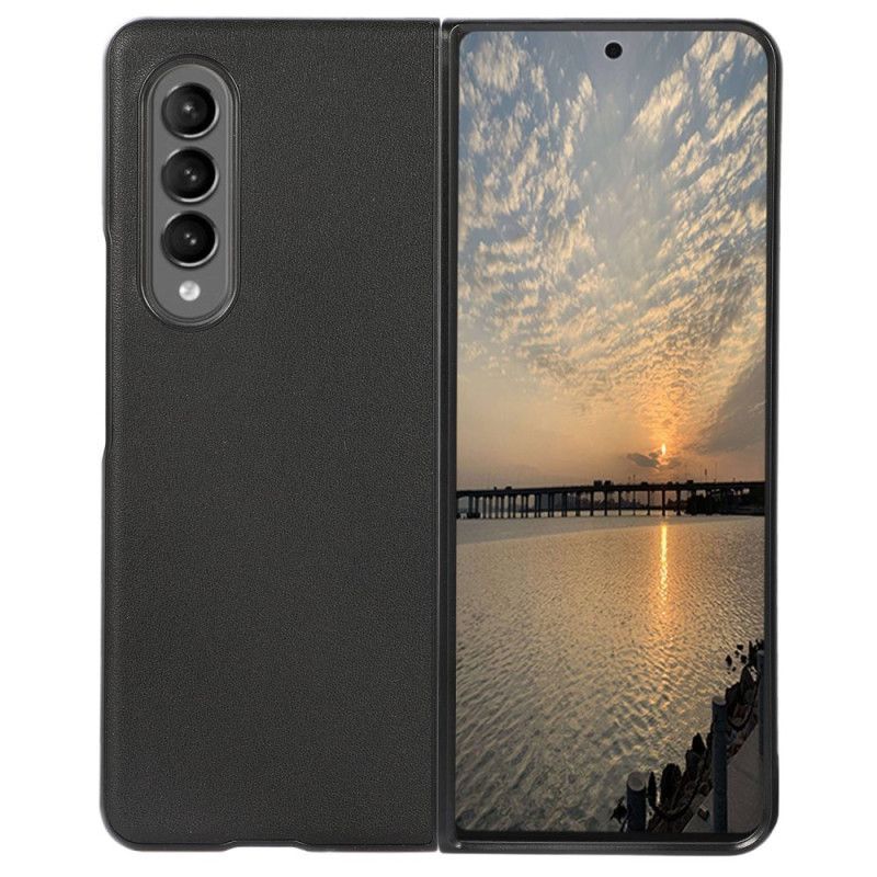 Kryt Na Samsung Galaxy Z Fold 4 Klasický Potah Z Pravé Kůže