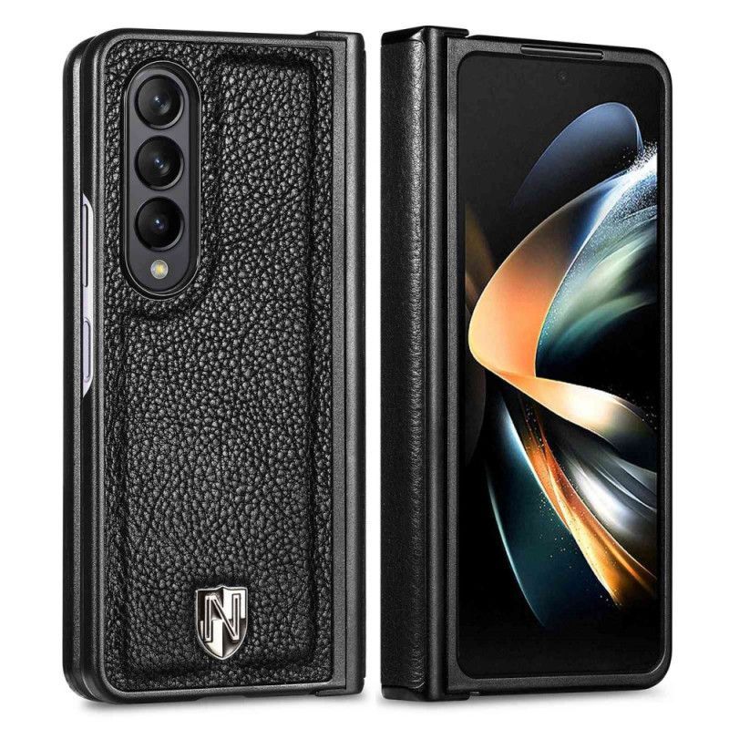 Kryt Na Samsung Galaxy Z Fold 4 Kožená Nášivka Caseneo