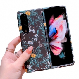 Kryt Na Samsung Galaxy Z Fold 4 Tapeta Na Plochu Květiny
