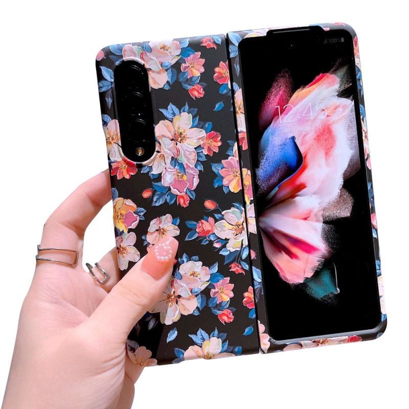 Kryt Na Samsung Galaxy Z Fold 4 Tapeta Na Plochu Květiny