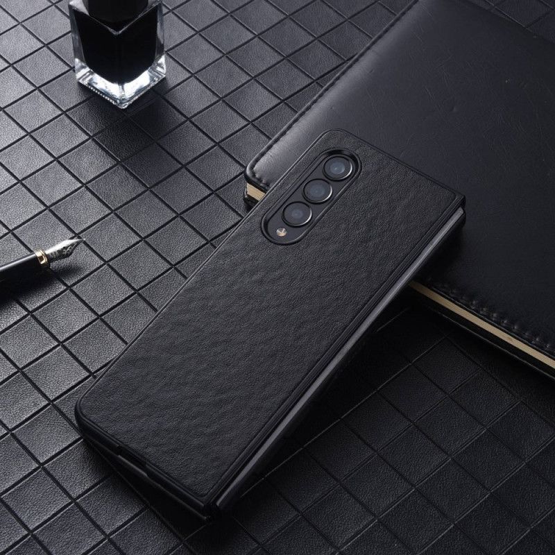 Kryt Na Samsung Galaxy Z Fold 4 Textura Umělá Kůže Nylon