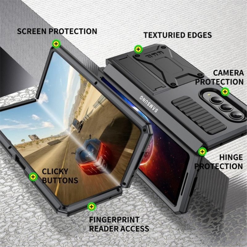 Kryt Na Samsung Galaxy Z Fold 4 Ultra Odolné Trojité Materiály