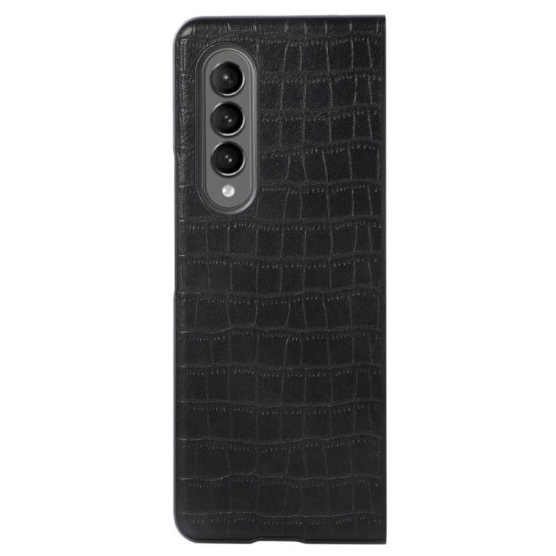 Kryt Na Samsung Galaxy Z Fold 4 Umělá Krokodýlí Kůže