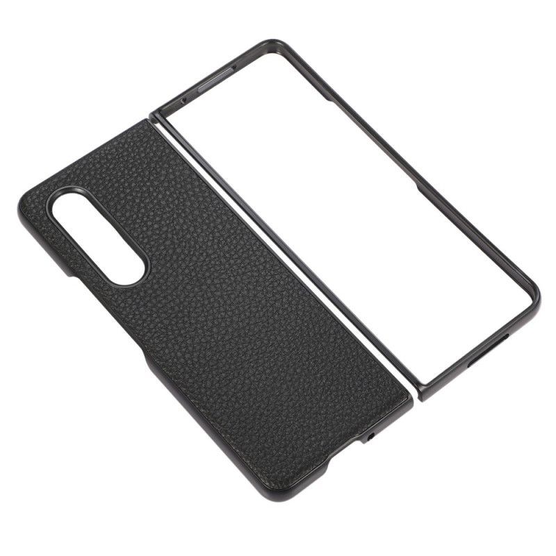 Kryt Na Samsung Galaxy Z Fold 4 Vintage Efekt Z Umělé Kůže Litchi